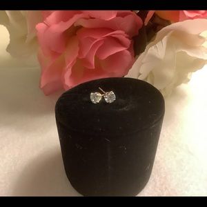 NWT! Sterling Forever CZ studs.